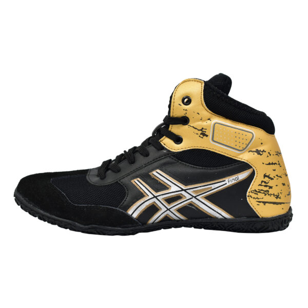 حذاء مصارعة للرجال بنعل مرن وتثبيت آمن للمصارعة التنافسية