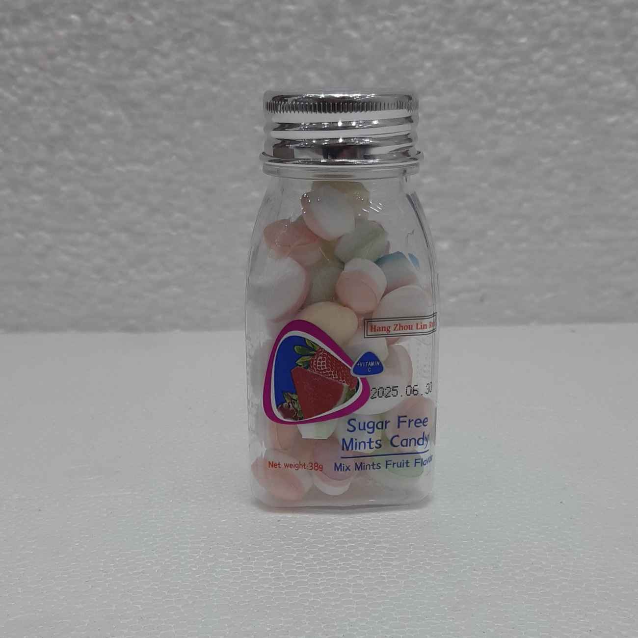 حلوى النعناع مع فيتامين C وخالية من السكر – 38 جرام