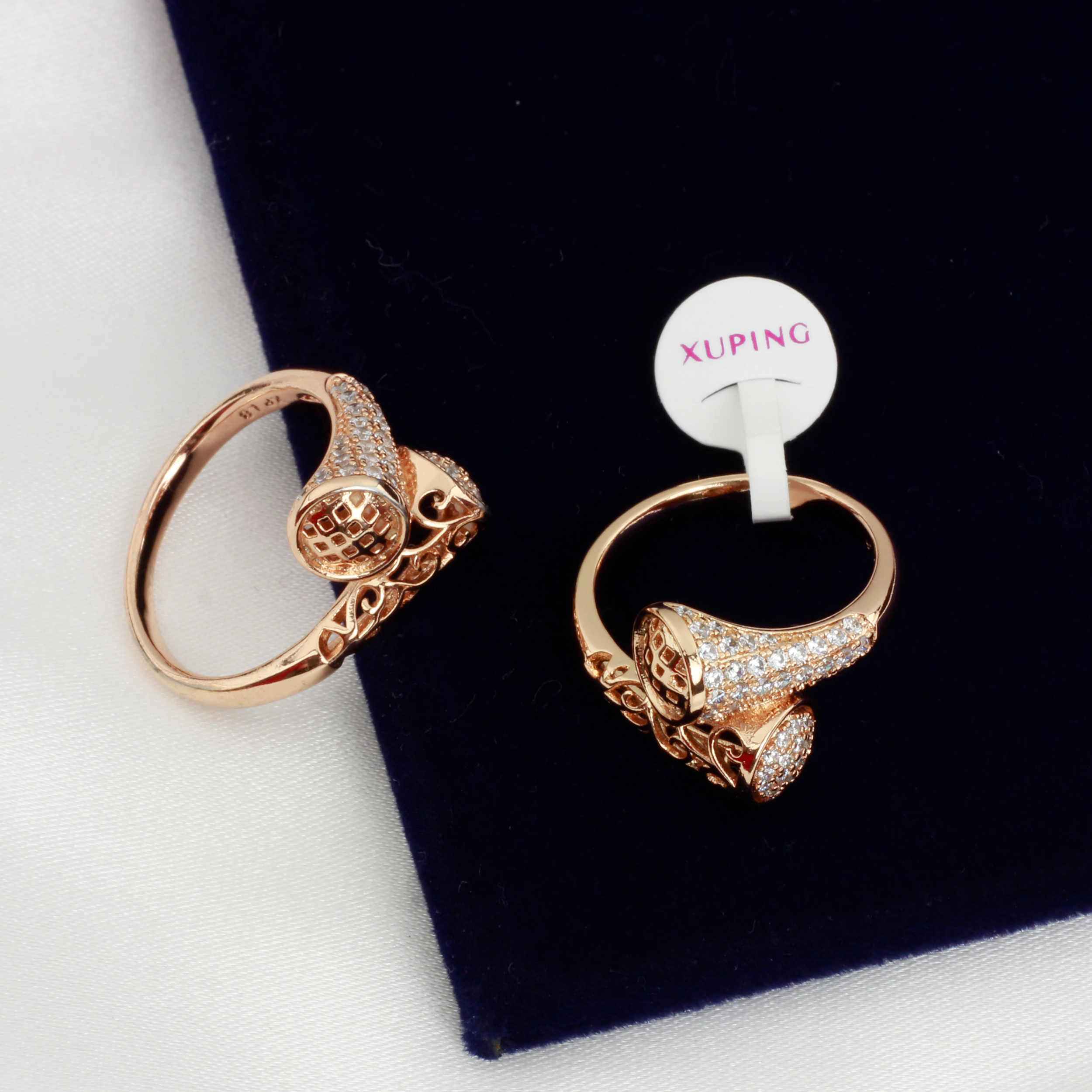 خاتم نحاسي للنساء بتصميم أنيق وفاخر