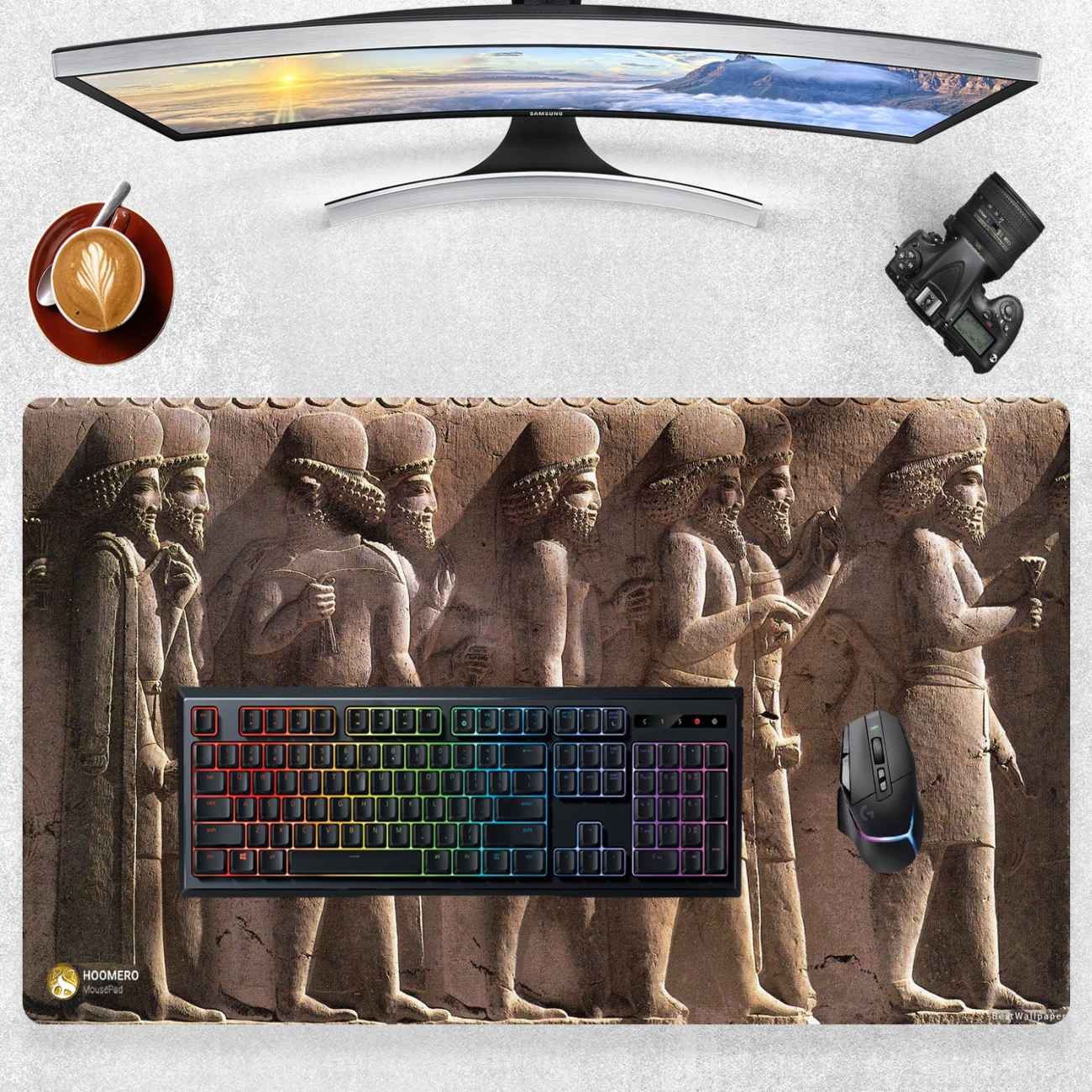 لوحة مكتب ماوس أنيقة إيرانية بتصميم هخامنشي