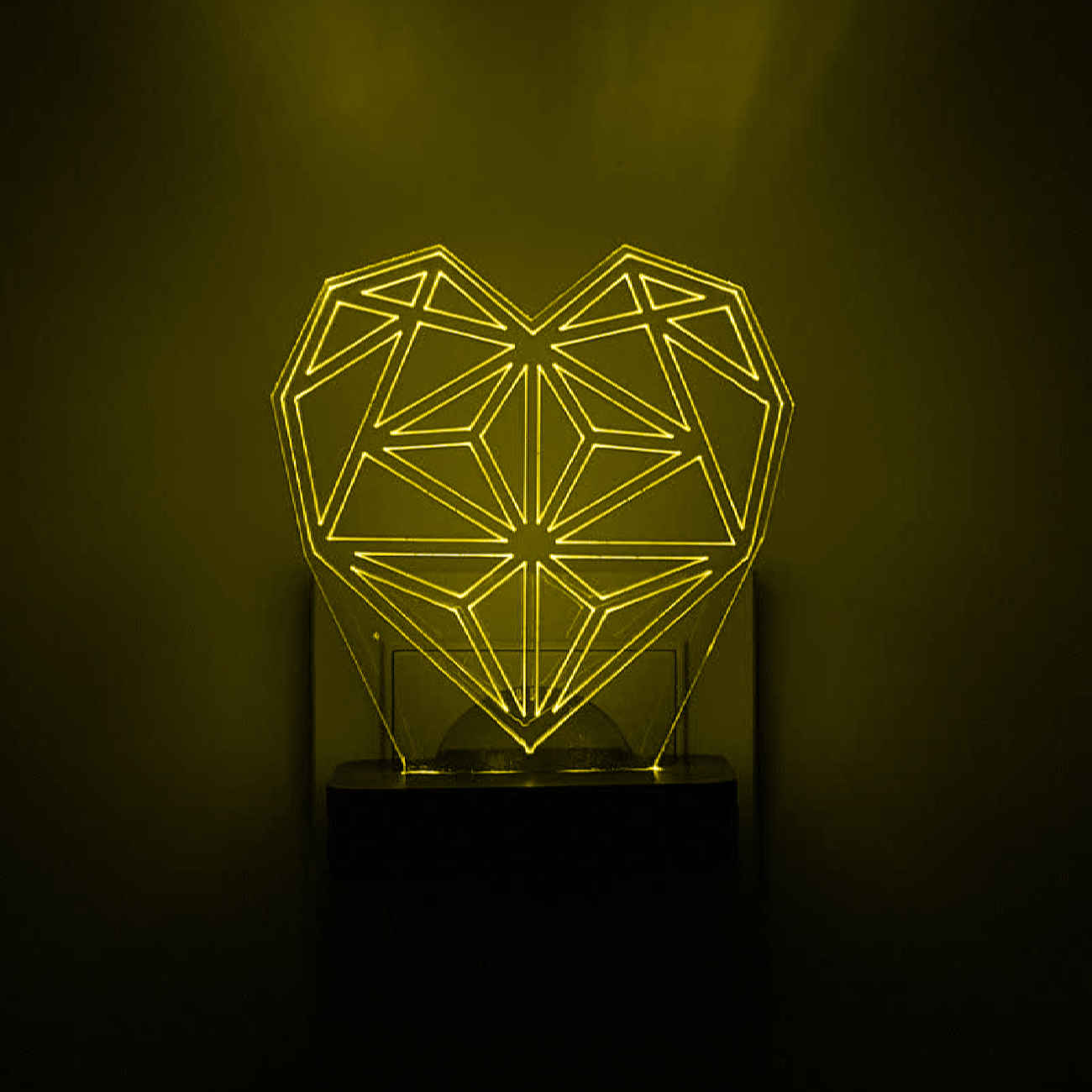 ضوء ليلي LED بتصميم مدفأة نموذج مثبت على الجدار