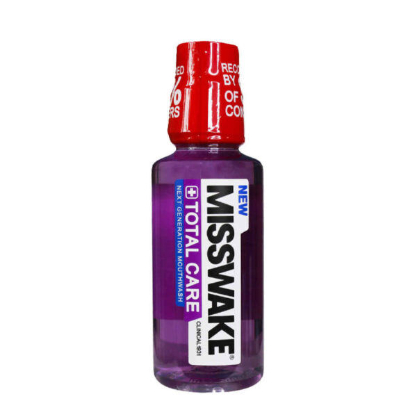 غسول الفم توتال كير لمكافحة البلاك وصحة اللثة - ميسويك (عبوة من 2)