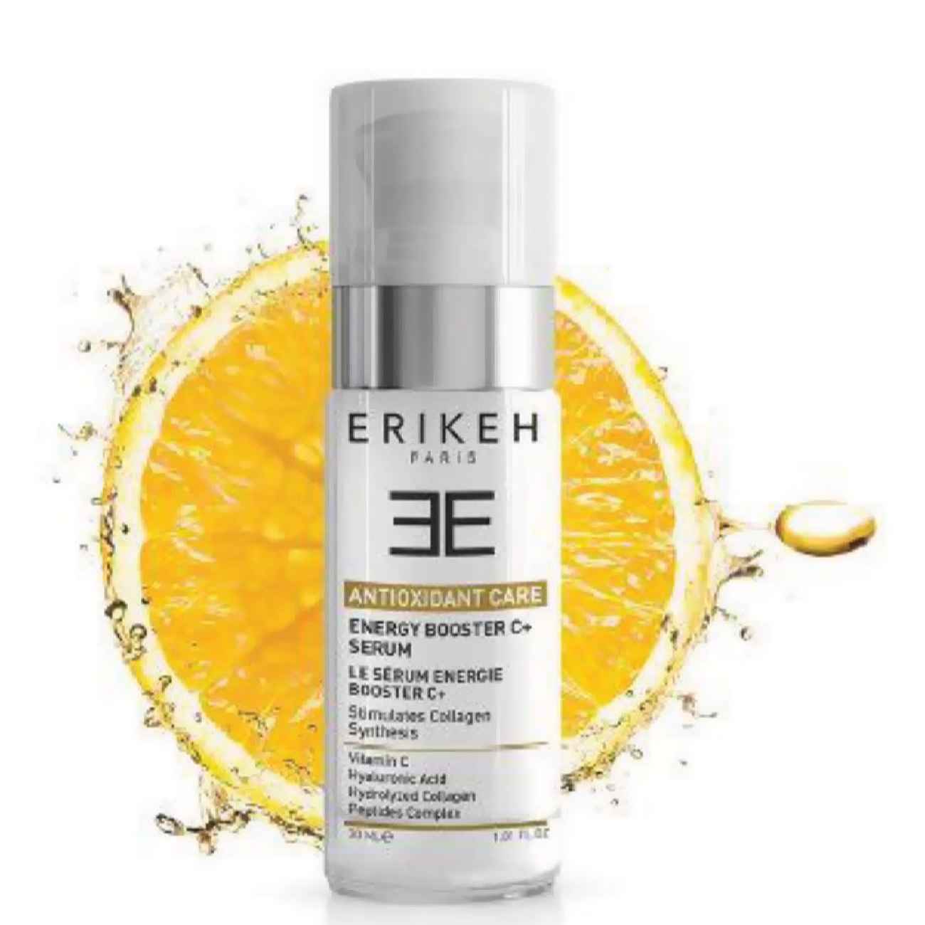 سيروم للوجه للنساء – رعاية مضادة للأكسدة مع الكولاجين – من إريكه لجميع أنواع البشرة 30 مل