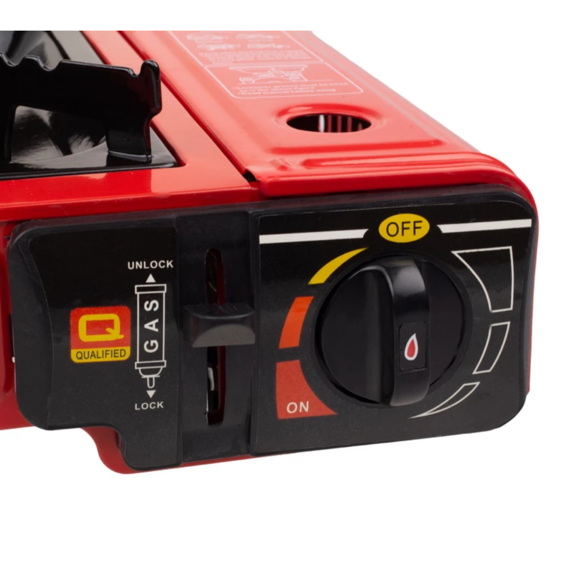 موقد غاز للتخييم – محمول في الهواء الطلق – مع صندوق بلاستيكي