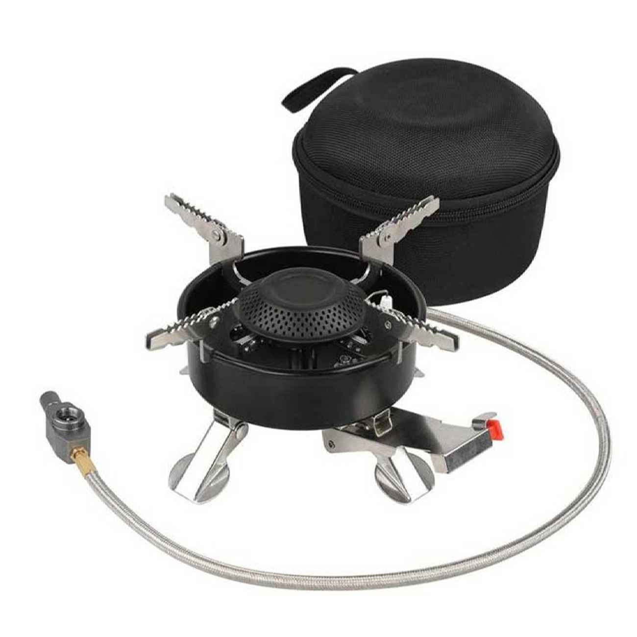 موقد غاز للتخييم لطهي الطعام في الهواء الطلق – شعلة للاستخدام الخارجي