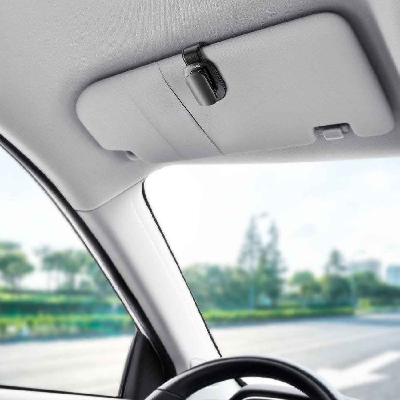 مشبك حامل نظارات السيارة – ملحق سيارة من بيسوس لحمل النظارات