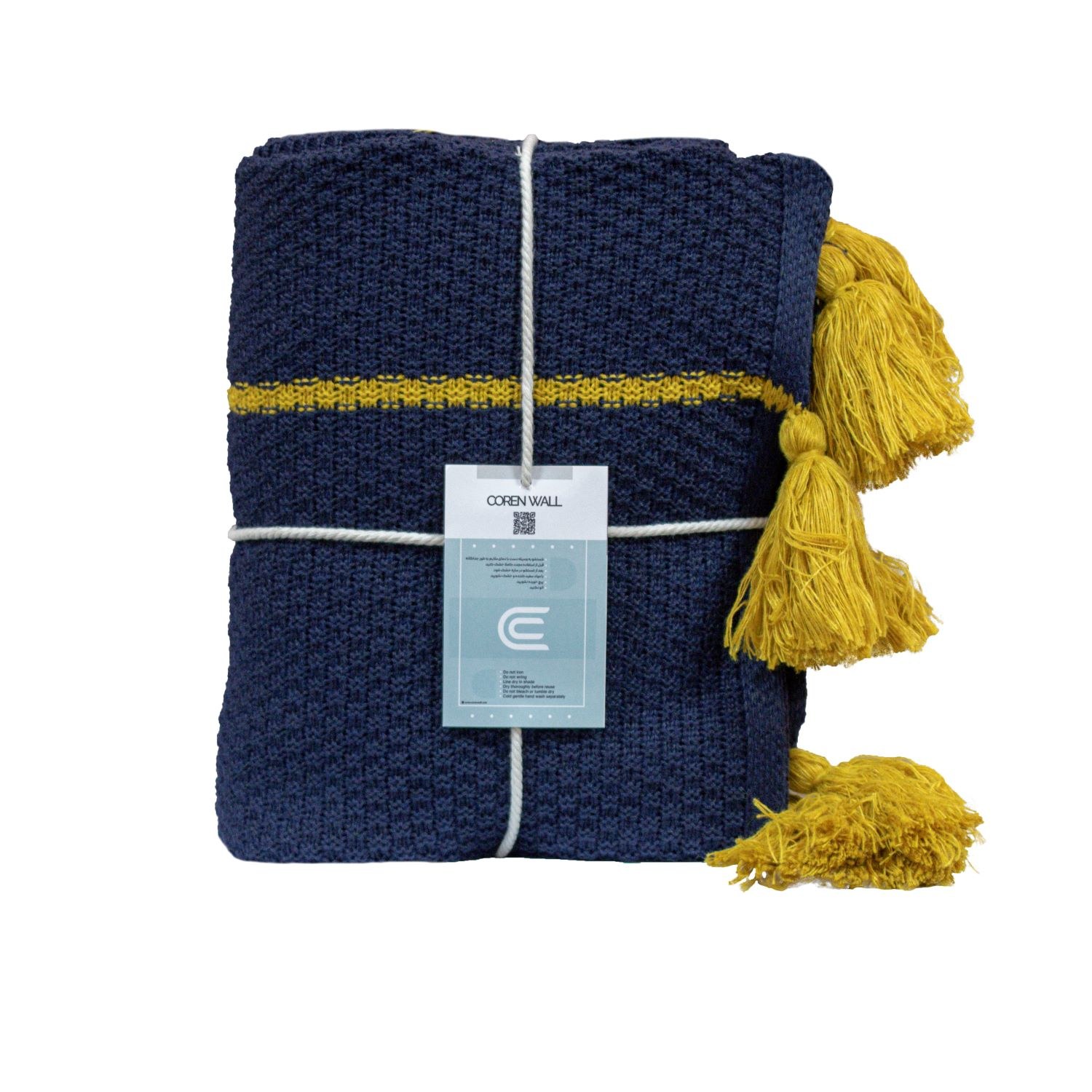 بطانية صوفية سميكة – أنيقة لغرف المعيشة وغرف النوم