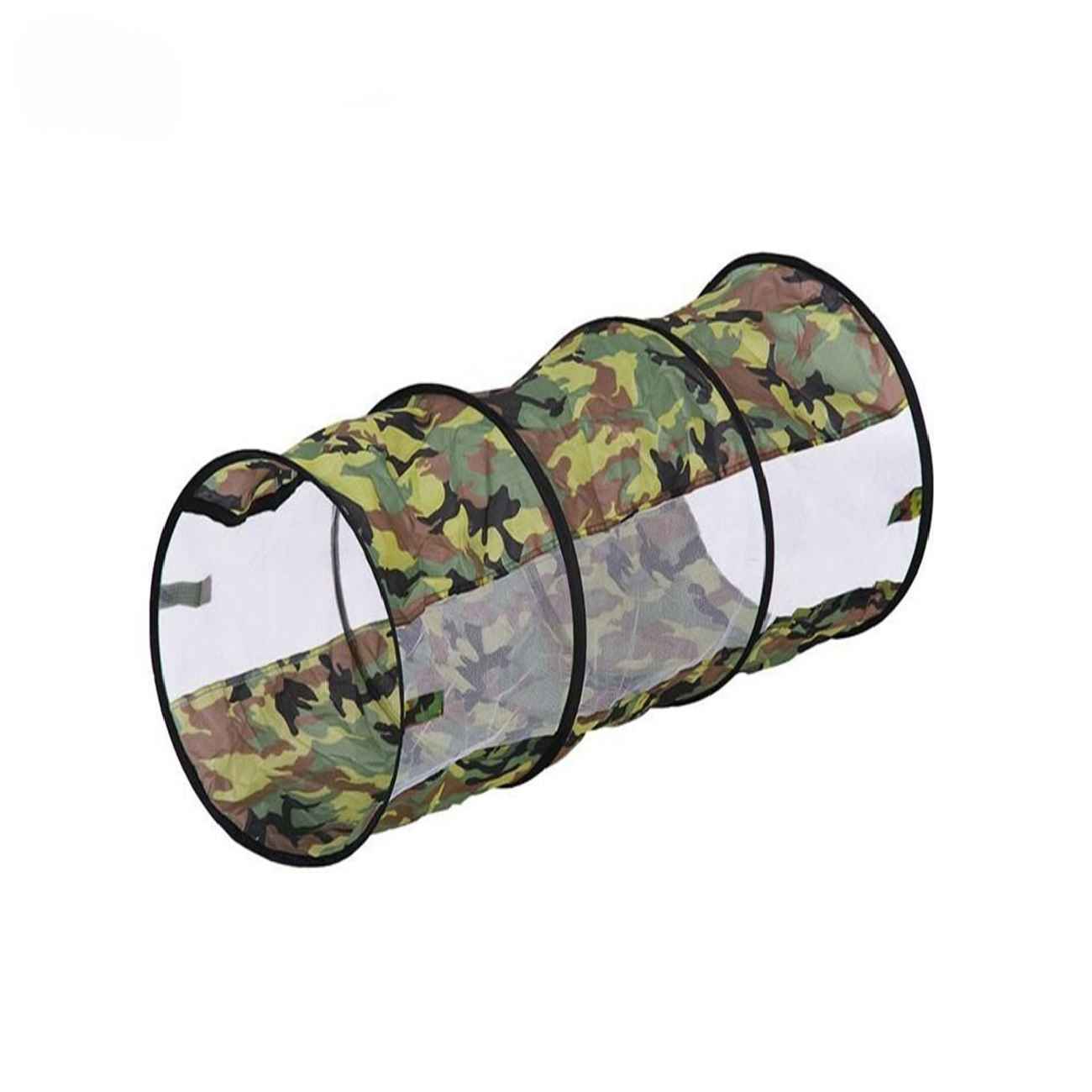 خيمة لعب مزدوجة للأطفال كوماندو باللون الأخضر