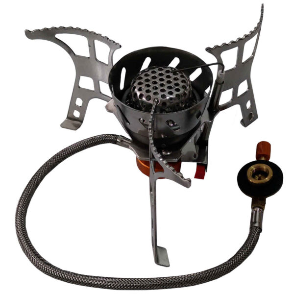 موقد غاز خفيف الوزن ومقاوم للرياح - قابل للطي وعالي الكفاءة