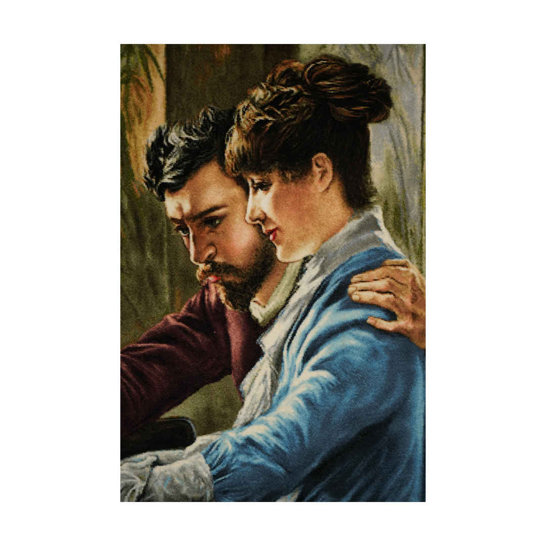 سجادة إيرانية تصويرية مصنوعة يدويًا من سردرود – منسوبة إلى رودولف إيشتادت