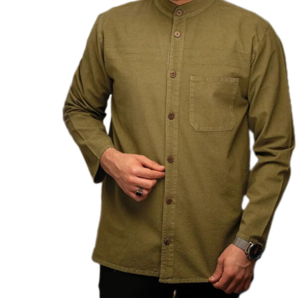 تونك إسلامي للرجال المسلمين – بأكمام طويلة بلون برونزي