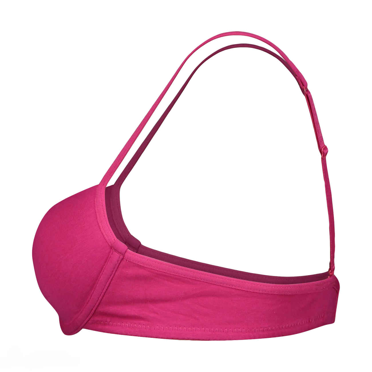 مجموعة لانجري – لانجري وردي جريء مع حمالة صدر مدعومة بالأسلاك