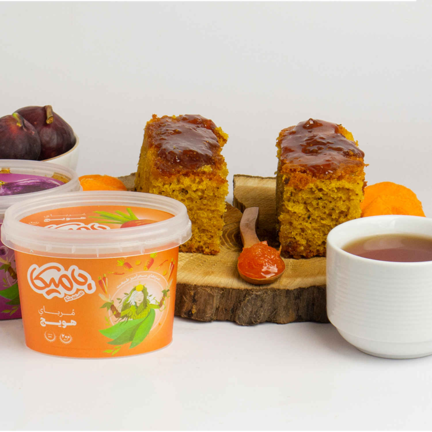 مربى الجزر باميكه الإيراني الغني بالمعادن 800 جرام | طبيعي بالكامل