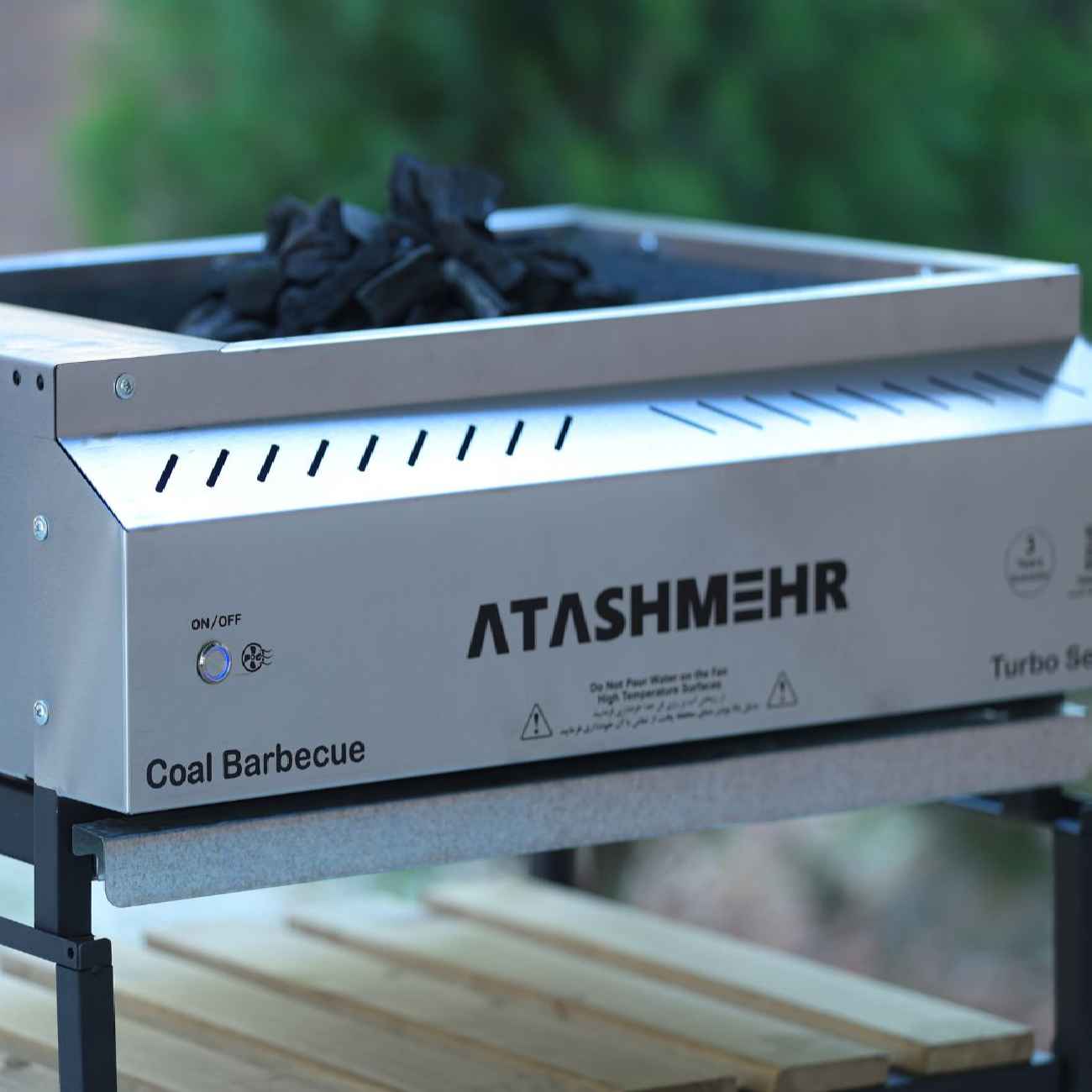 شواية فحم إيرانية – صانع كباب تقليدي للشواء لتحضير الكباب بنكهة مميزة