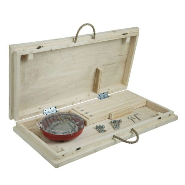 طاولة كرسی خشبية إيرانية مع سخان - مدمجة وقابلة للحمل للسفر