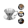 V60 Coffee Dripper - Portable & Steel for Precision and Manual Brewing