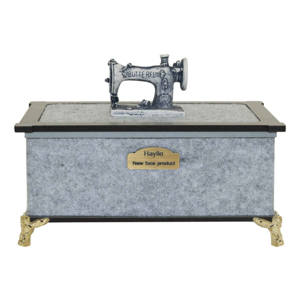 مجموعة خياطة خشبية مع قواعد - أدوات أساسية لأعمال الخياطة