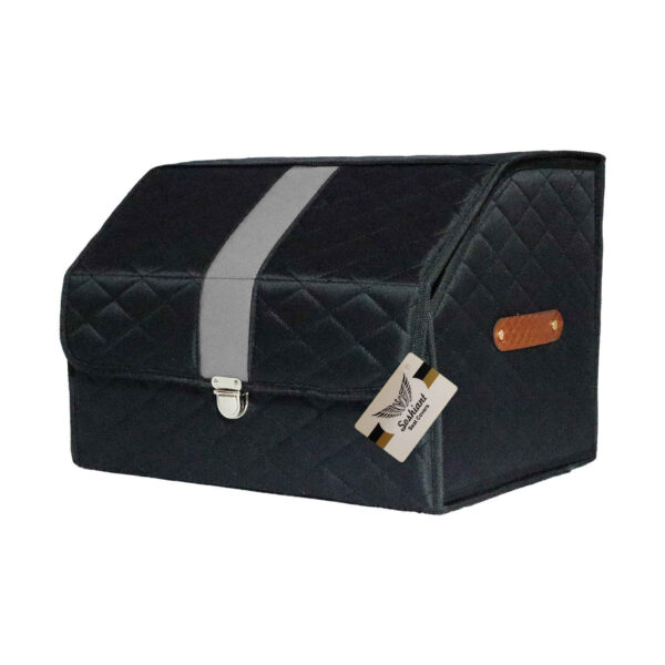 منظم صندوق السيارة - متين وسهل الحمل مع سعة تخزين كبيرة