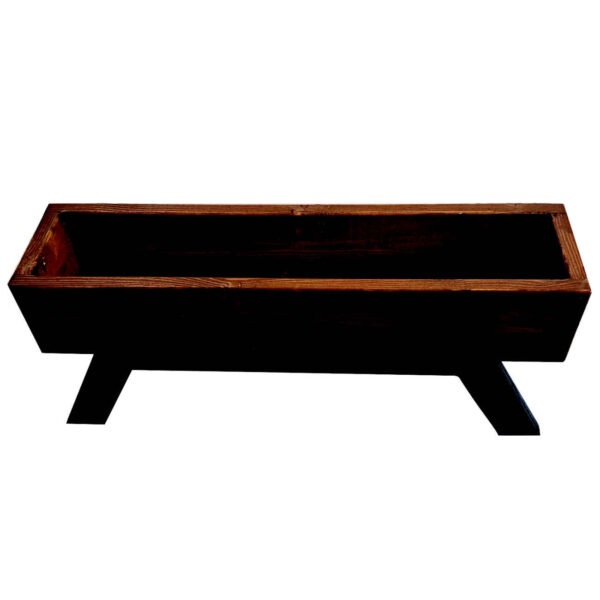 فازة خشبية زخرفية - للديكور الداخلي أو الخارجي