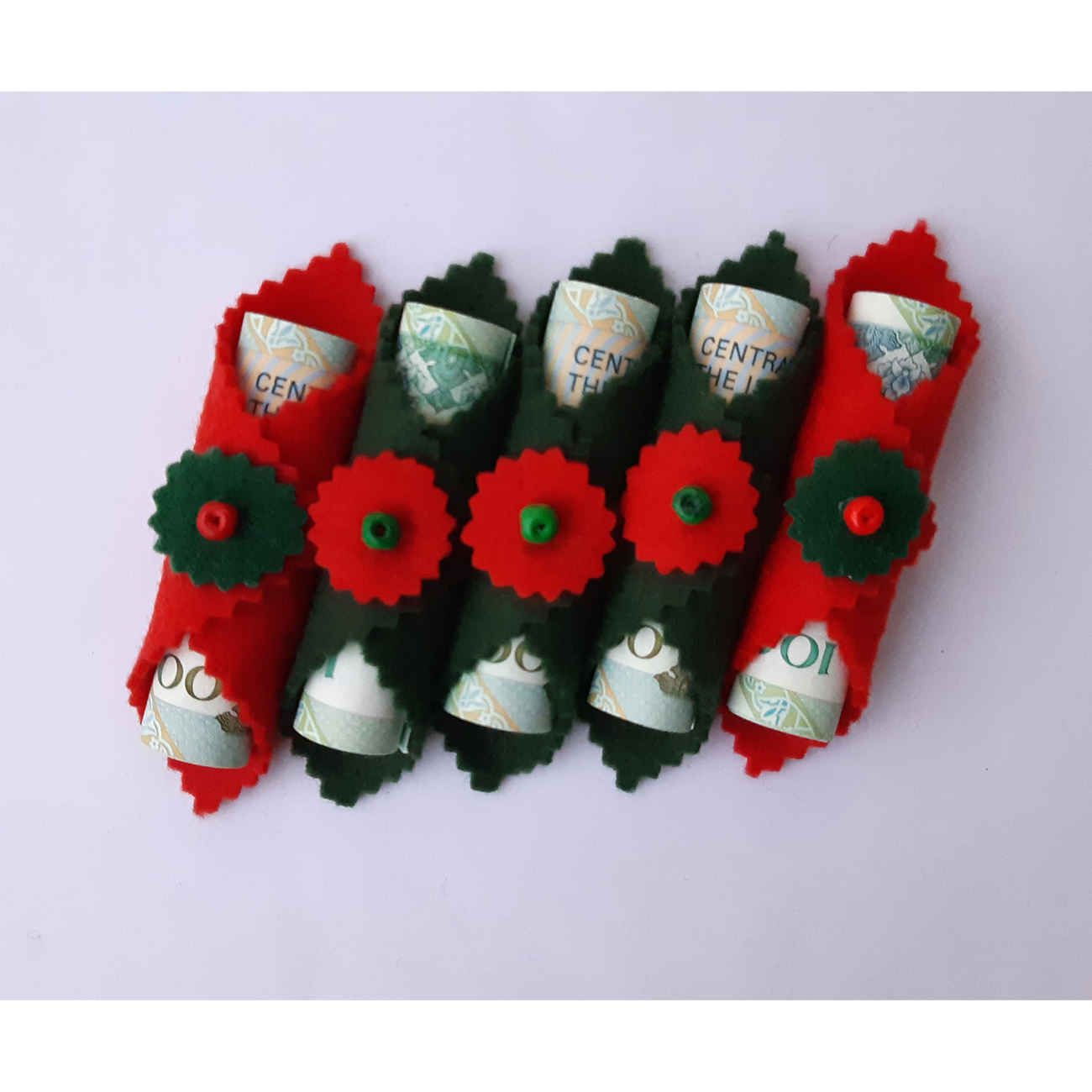 مجموعة هدايا لتصميم تزيين النقود لليلة يلدا (3 عبوات من 5)