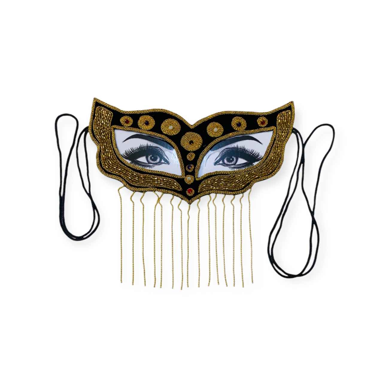Handcrafted Battoulah Mask - A Mask of Elegance and Enchantment