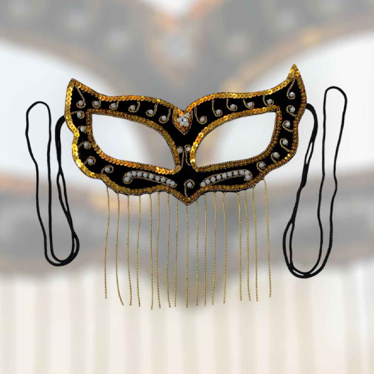Handcrafted Battoulah Mask - A Mask of Elegance and Enchantment