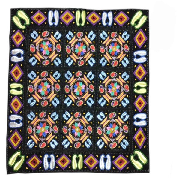 مفرش طاولة مطرز يدوي - مثالي لحفلات الزفاف والمناسبات الخاصة