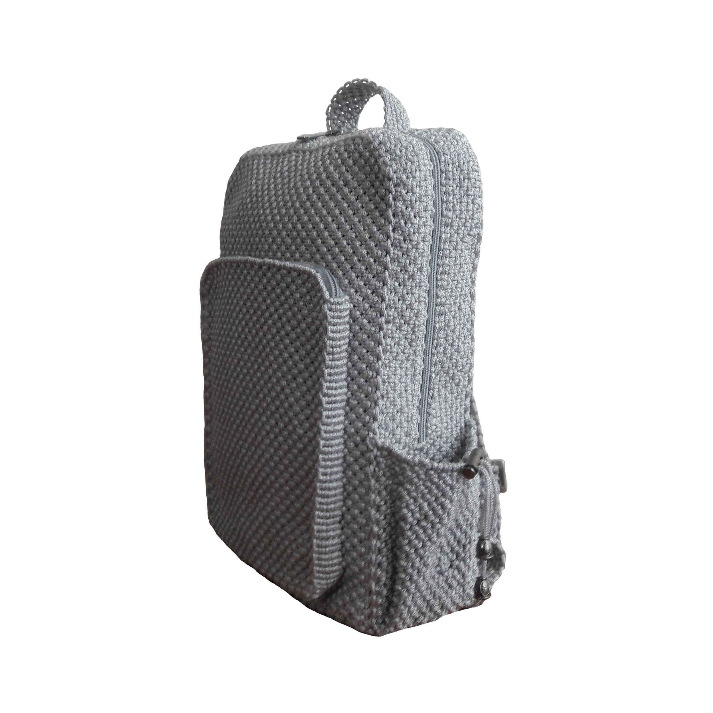 حقيبة ظهر كروشيه يدوية – أكسسوارات بوهو وشيك للاستخدام اليومي