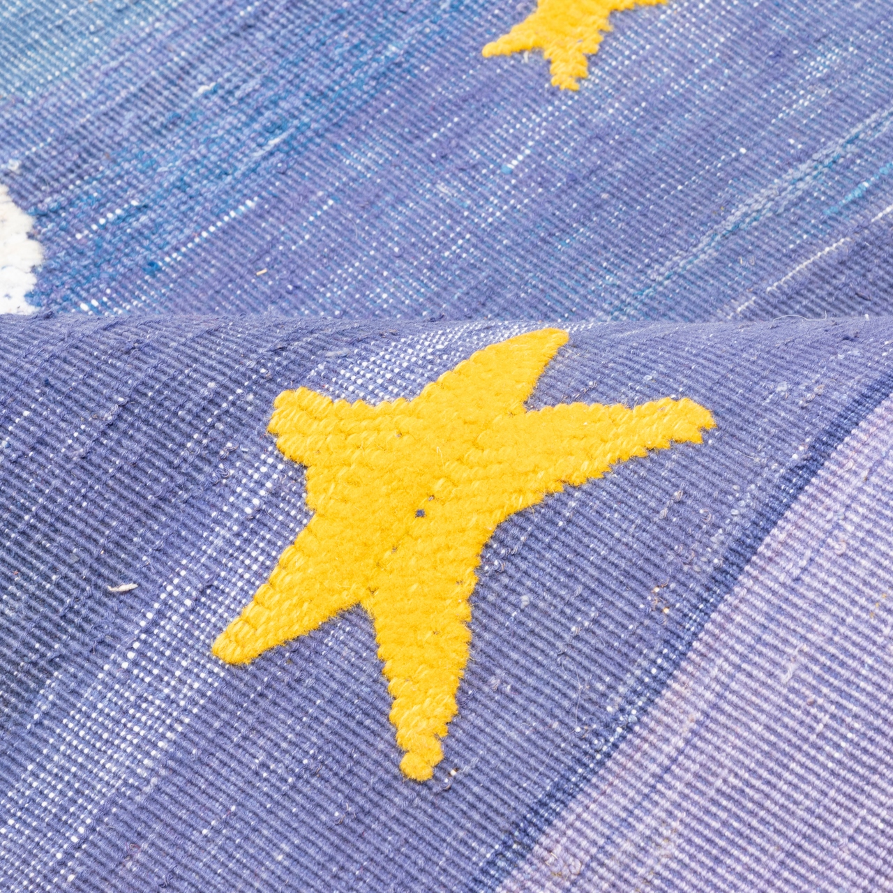 سجادة جابيه إيرانية من الصوف حقيقية منسوجة يدويًا – سماء الليل الفارسية