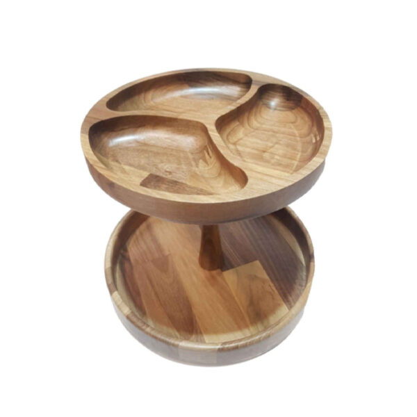 حامل تقديم خشبي الصنع من إيران - متعدد المستويات وفعّال