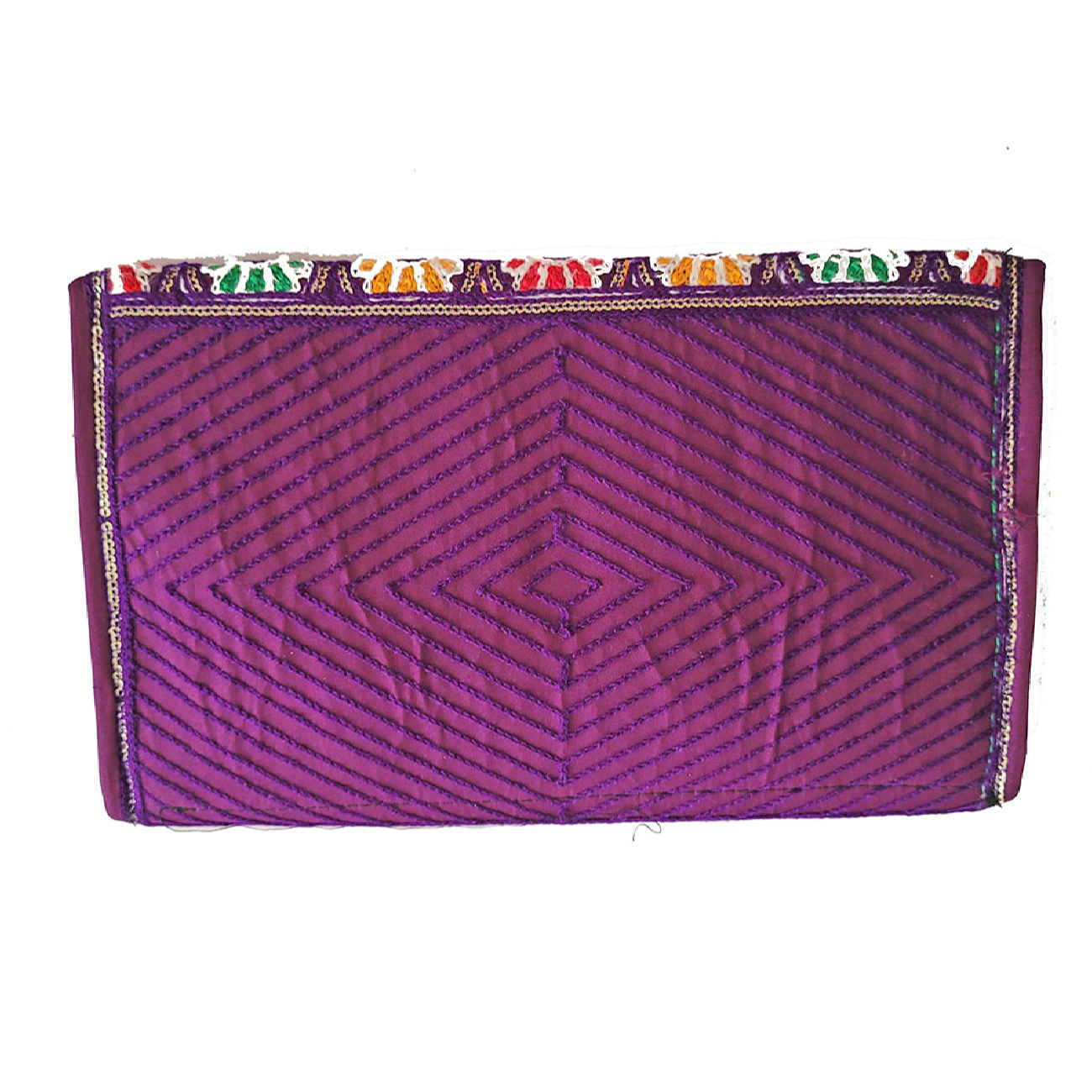 حقيبة يد نسائية إيرانية مصنوعة يدويًا – تطريز سوزاني بأسلوب تقليدي