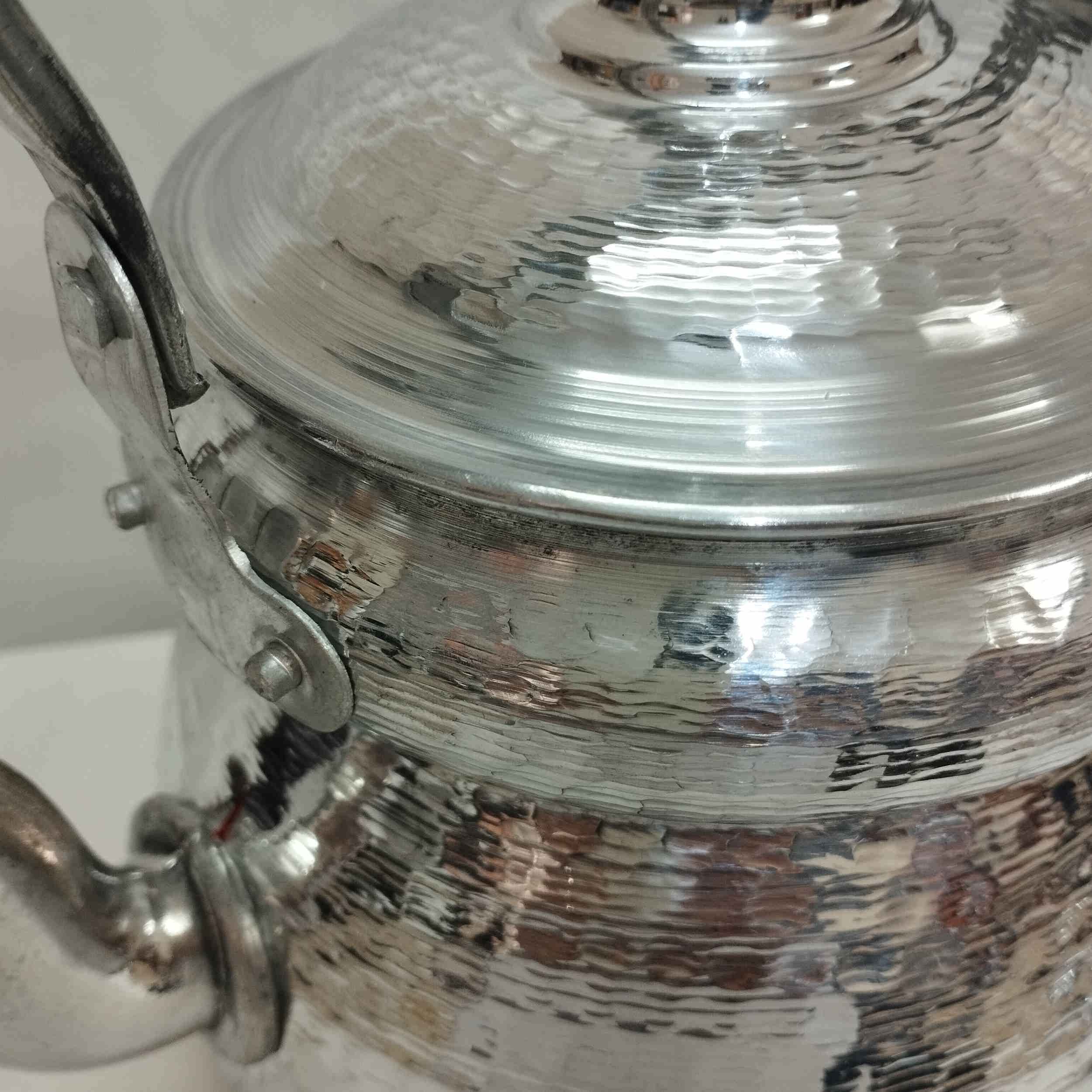 إبريق شاي معدني إيراني مزدوج متين لتحضير شاي مميز ولذيذ