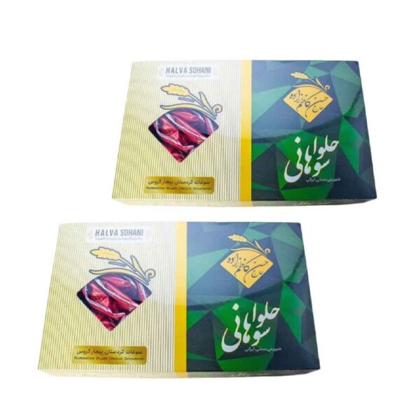 حلوى سوهان الحمص والسمسم الإيرانية مغذية ولذيذة 600 جرام (×2)