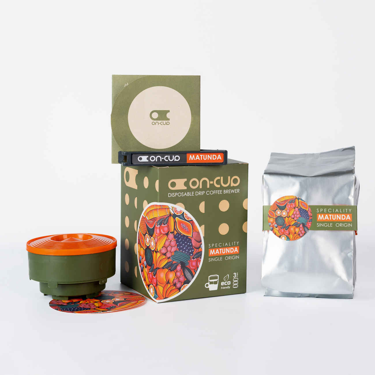 قهوة أون كوب بالتنقيط – الكمال في التخمير في أي مكان | شمبا 136 غرام، عبوة من 3