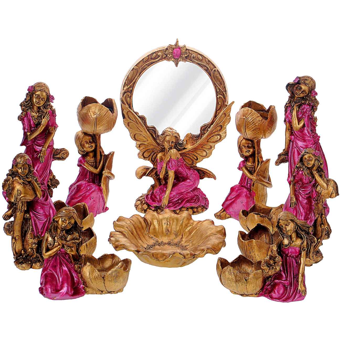 هفت سين من الراتنج – مناسب لعید نوروز مع تصميم الزاوية (مجموعة من 10)