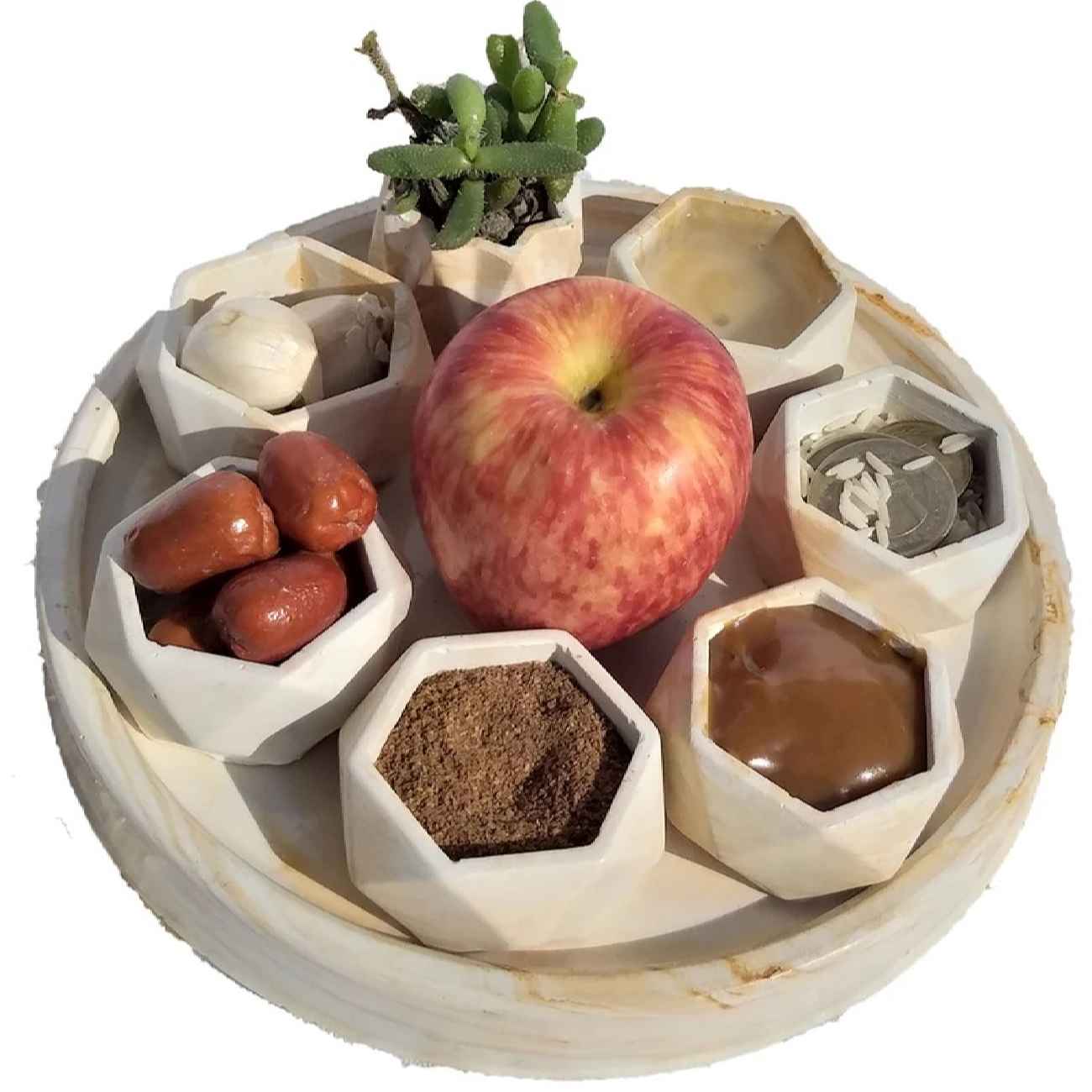 رمزي هفت سين – مناسب لعید نوروز الإيراني، نموذج أفرا (مجموعة من 8)