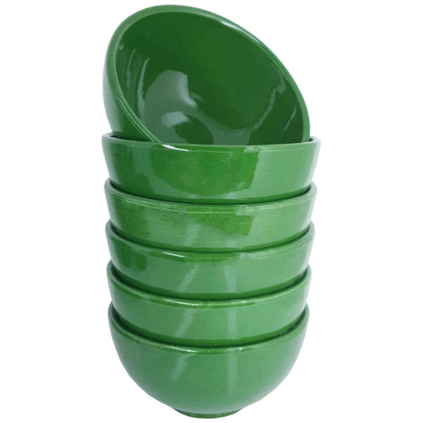 وعاء ديزي فخاري تقليدي - للأبگوش، الزبادي، الحساء والمعكرونة (طقم من 6 قطع)