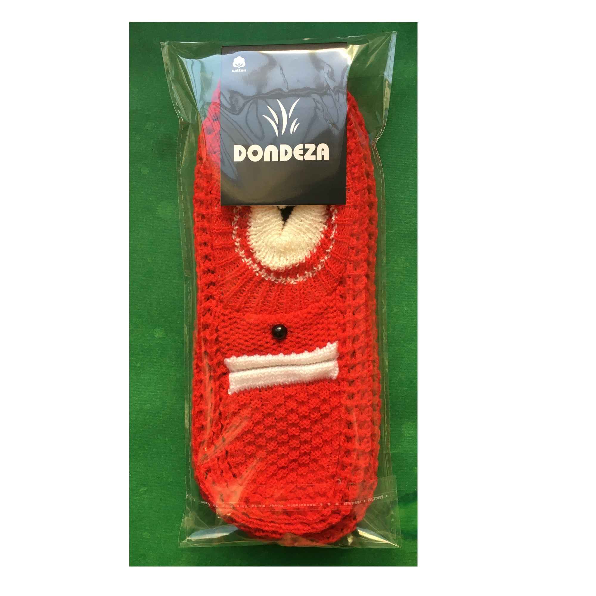 شبشب كروشيه نسائي – مناسب للراحة القصوى والدفء بلون أحمر