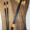 Durable Black Melamine Korean Chopsticks Set of 4