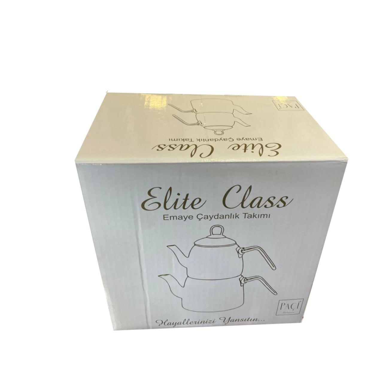 طقم إبريق وغلاية شاي بالمينا – موديل EMAYE60