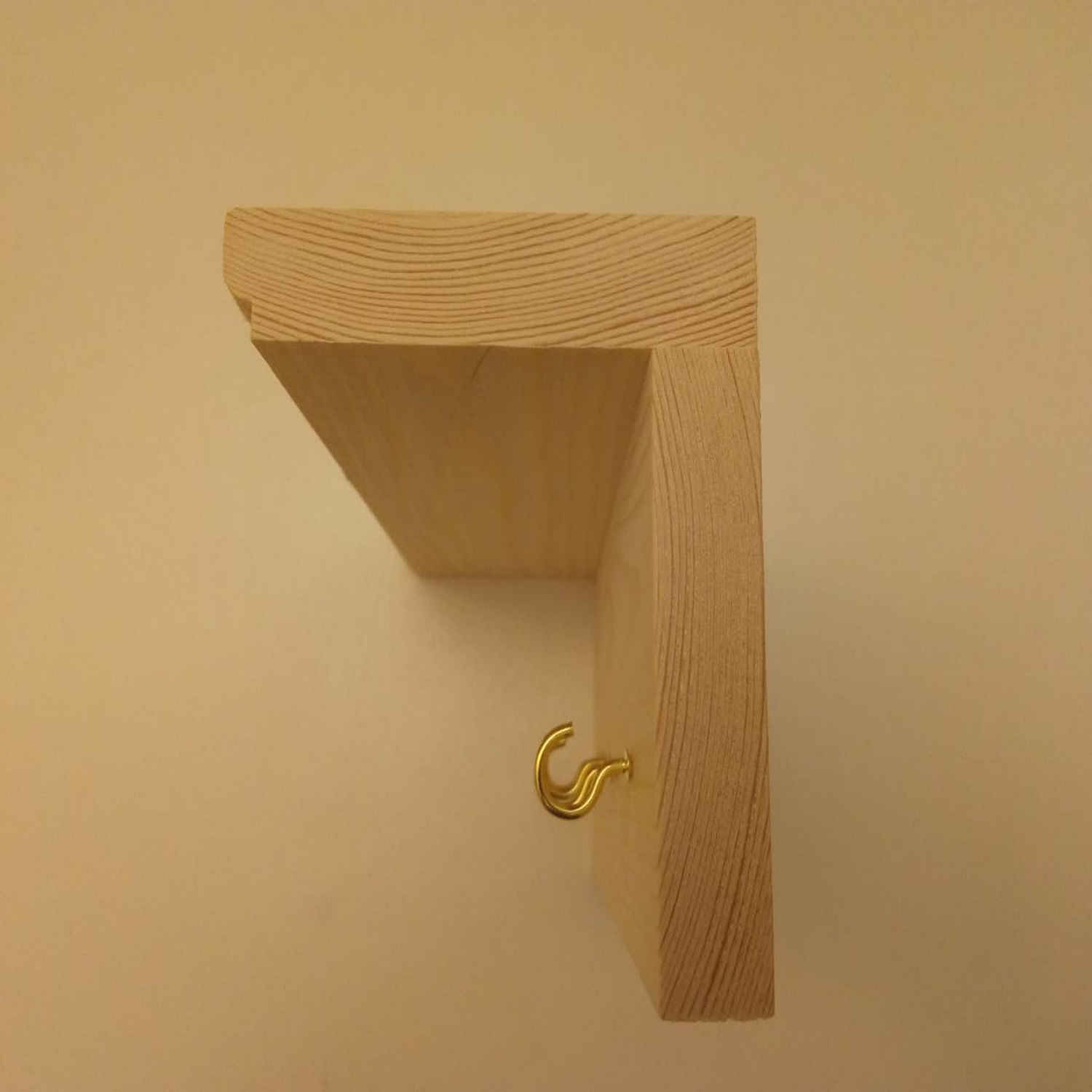 حامل مفاتيح حائط خشبي – منظم منزل ريفي للمفاتيح مع 4 خطافات