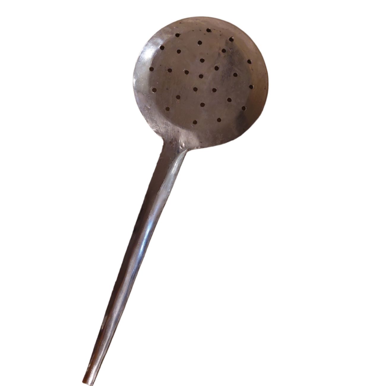 طقم ملعقة نحاسية ومغرفة – أدوات طهي متينة ومقاومة للحرارة، مناسبة للاستخدام اليومي