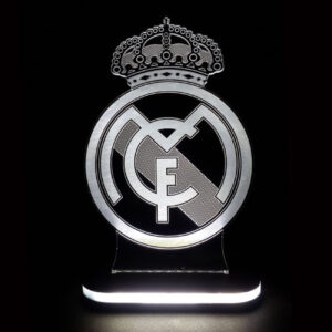 مصباح ليلي بتصميم شعار فريق ريال مدريد