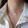 Snowflake-Beaded-Choker-Necklace-Handmade-Minimalist-Ideal-for-Everyday-Wear-1