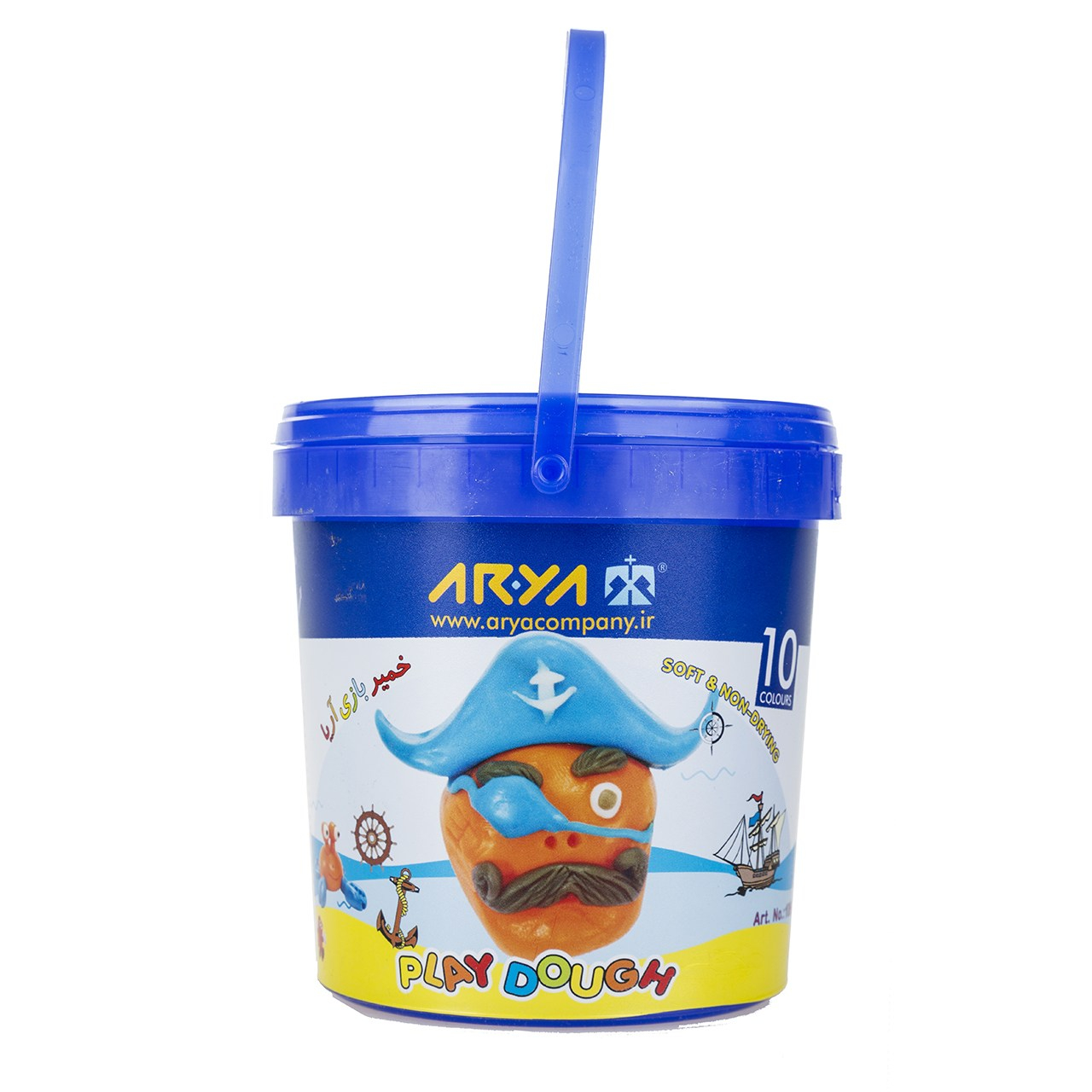 طقم عجينة لعب 10 ألوان – موديل آريا 1065 مناسب للأطفال
