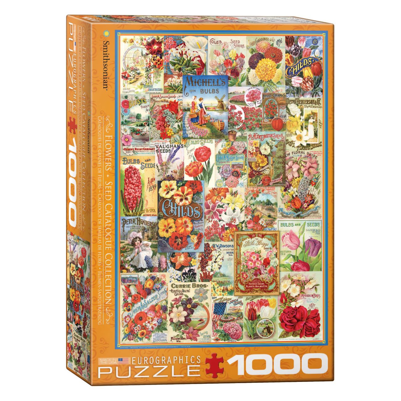 ألغاز 1000 قطعة – تصميم كتالوج الأزهار