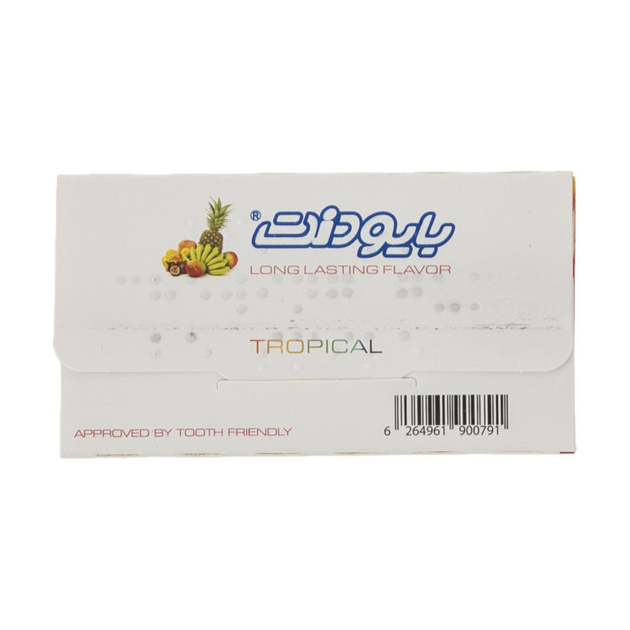 علكة ميني ستيك بدون سكر بنكهة استوائية من بيو دنت