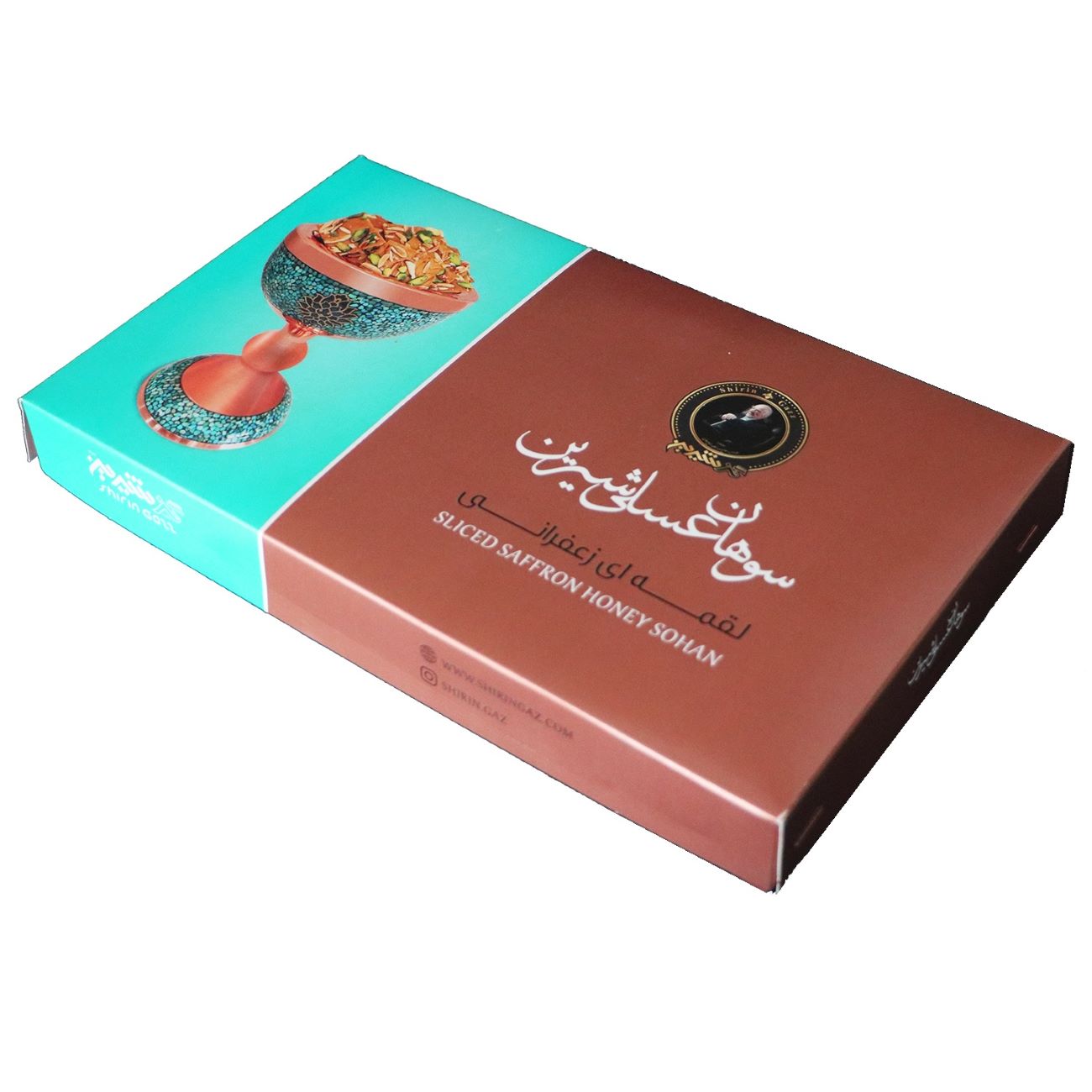 حلوى السوهان بالعسل والزعفران الحجم الصغير - ٢٥٠ جرام (٣ عبوات)