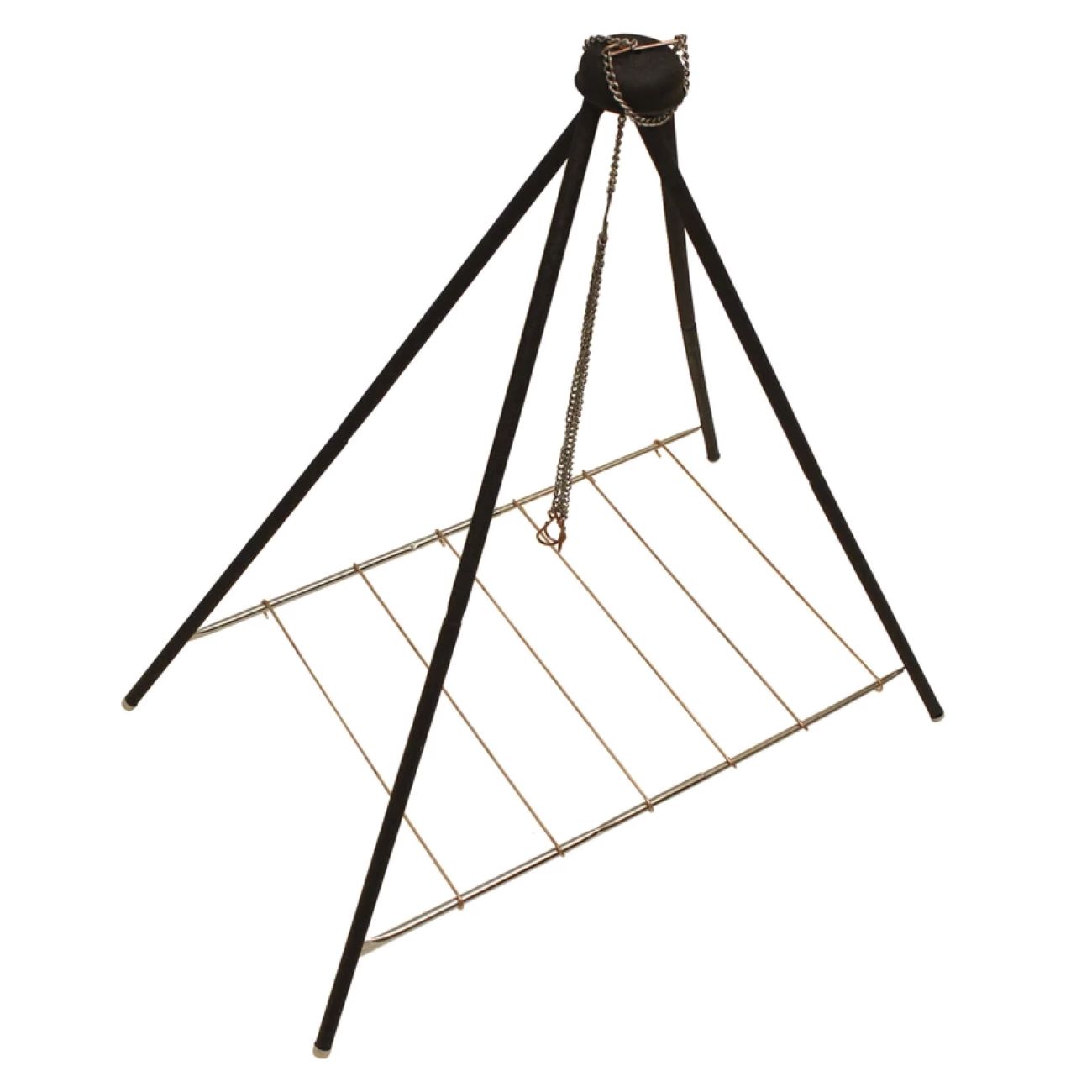 طقم Koohman المحمول – شواية، ووك، وقاعدة – موديل 4POD GRILLWOK
