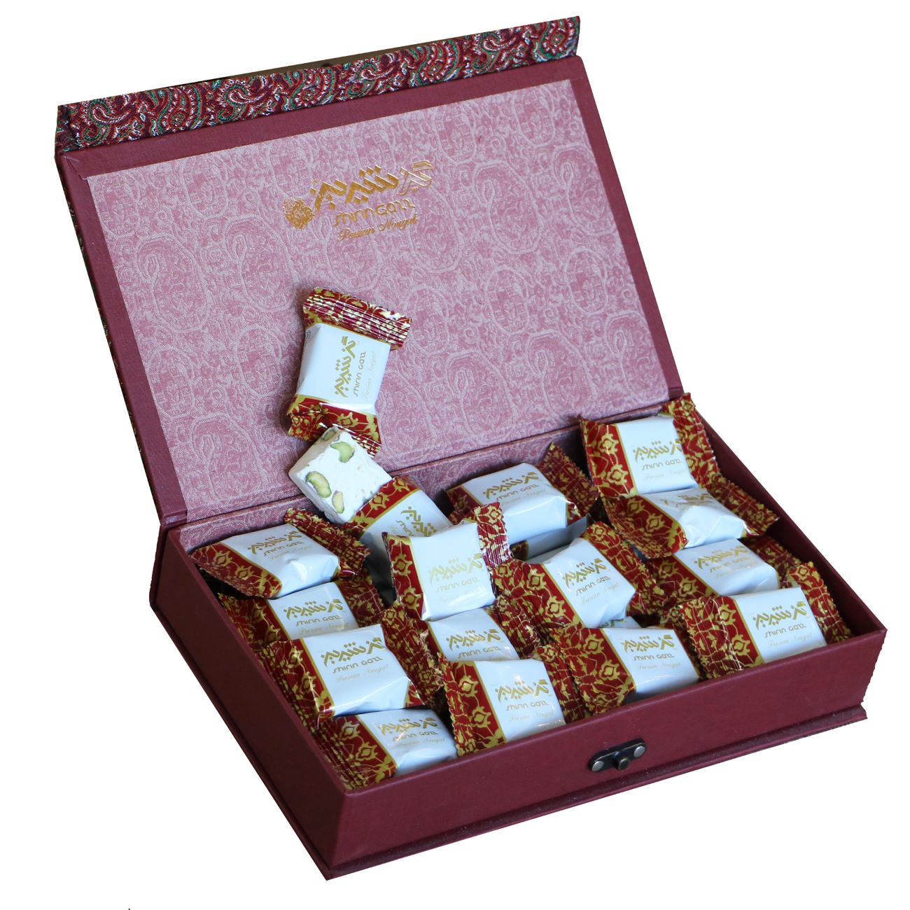 شيرين جاز 28% فستق – 360 جم مع علبة فاخرة مناسبة للهدايا (2 عبوات)